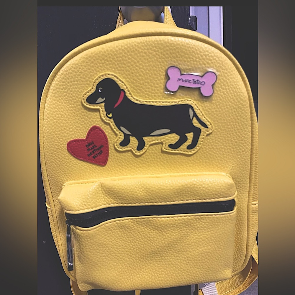 Marc tetro dachshund Backpack NWT